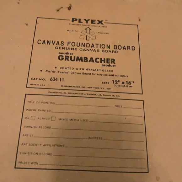 Original oil Landscape painting Barn - Picture 7 of 7